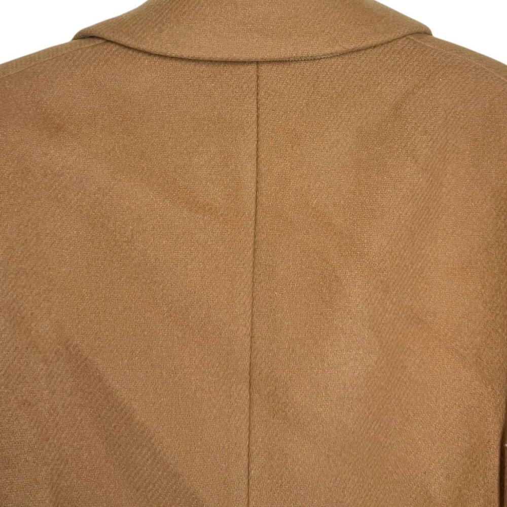 Sezane Camel Brown Wool Blend Double Breasted Mid Length Johnson Coat FR 36 / 4 - Picture 8 of 15